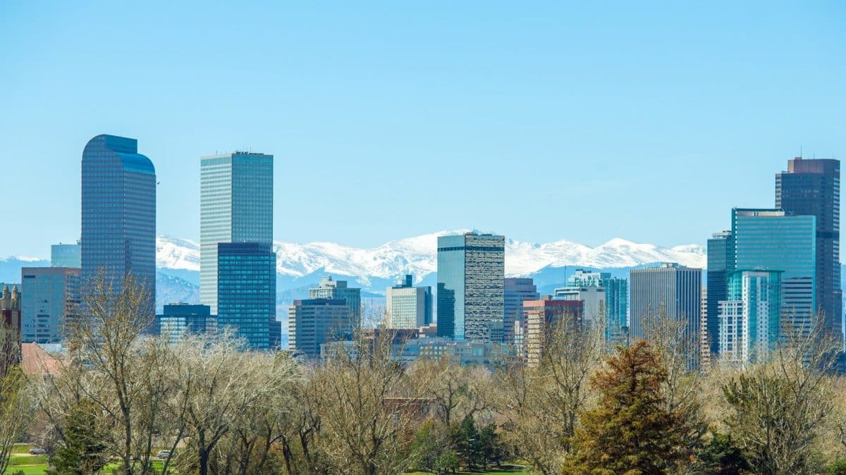Sunny Denver Skyline