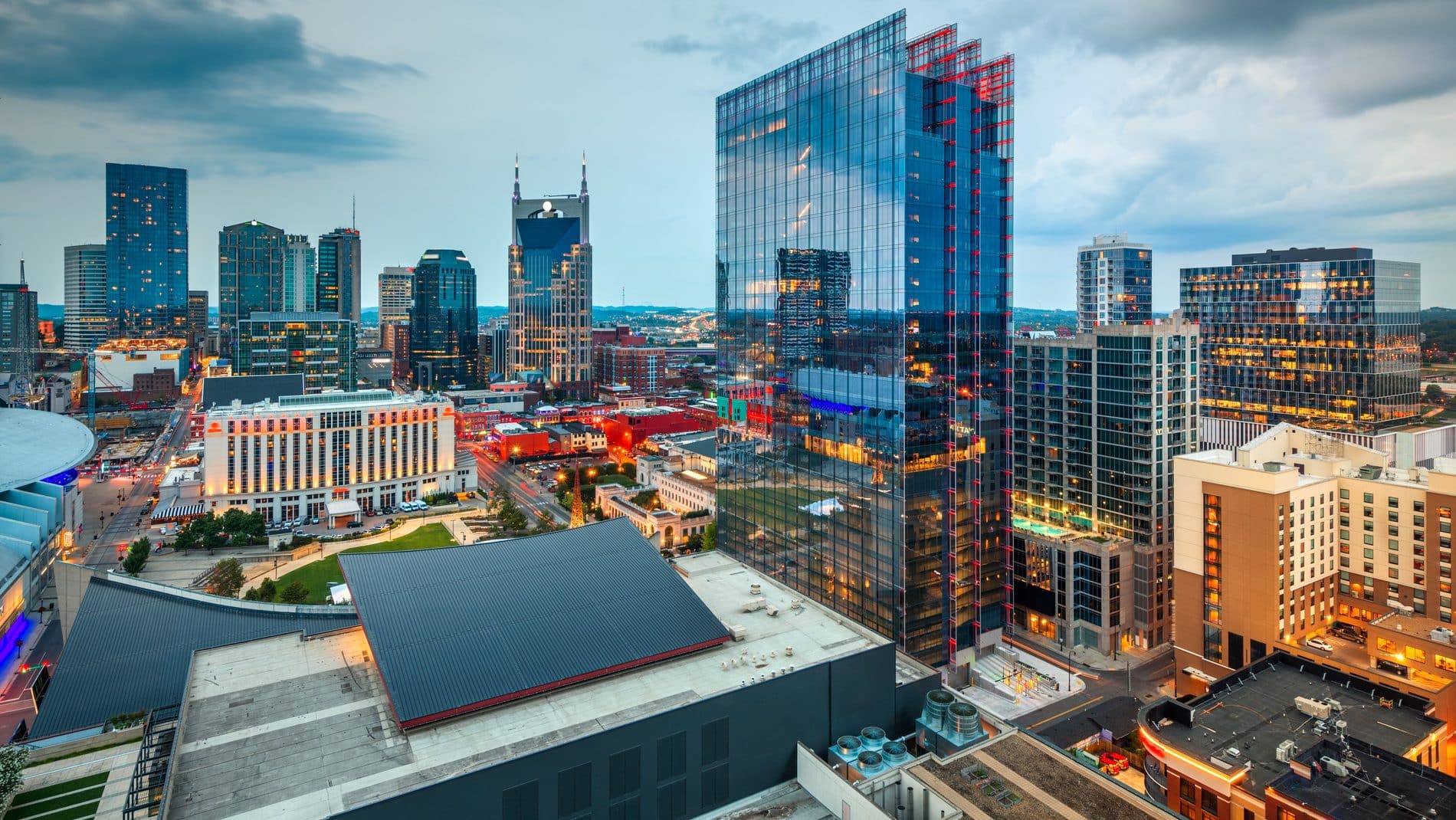 Nashville, Tennessee, USA Downtown Cityscape
