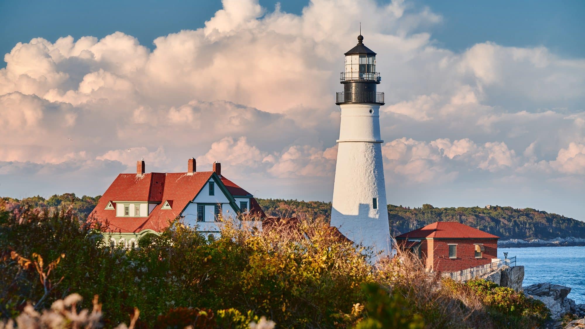 Portland Head Lighthouse, Maine, USA.